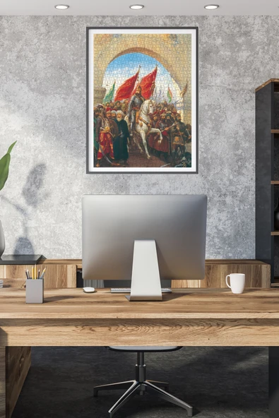 Anatolian 1000 Parçalık Puzzle - İstanbul'un Fethi 1171 - Resim 3