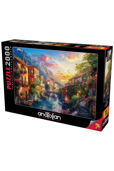 Anatolian 2000 Parçalık Puzzle - Akdeniz Kasabası 3969