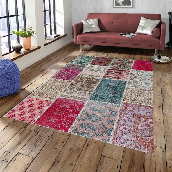 Efestrend Anadolu Klasik Motif Patchwork Halı efessh4010