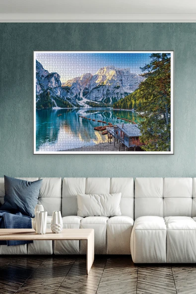 Anatolian 4000 Parçalık Puzzle - Braies Gölü 5205 - 3