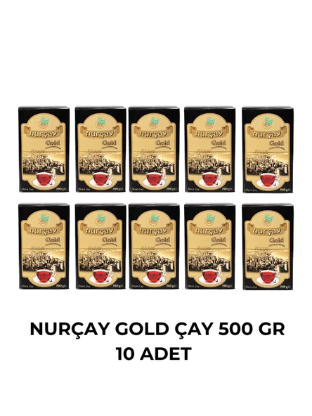 NURÇAY GOLD HEDİYELİK 500 GR - 10 ADET