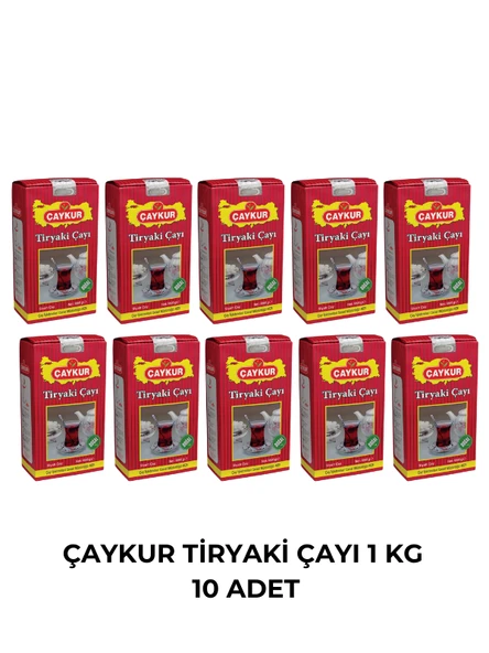 Çaykur Tiryaki Çay 1000 gr X 10 Adet