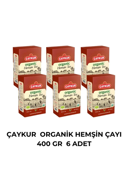 ÇAYKUR ORGANİK HEMŞİN ÇAYI 400 GR (KARTON KUTU ) - 6 ADET