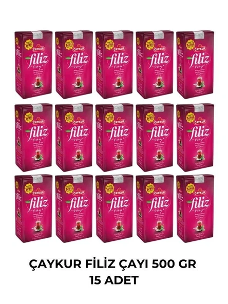 ÇAYKUR FİLİZ ÇAYI 500 GR -15 ADET