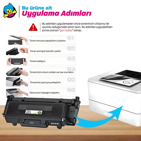 Hp 331X-W1331X Muadil Toner 2'li Avantaj Paket / LaserJet 408dn / MFP 432fdn - 4