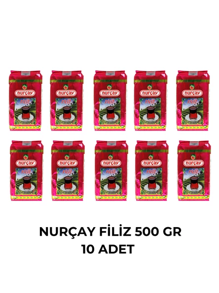 NURÇAY FİLİZ ÇAYI 500 GR - 10 ADET