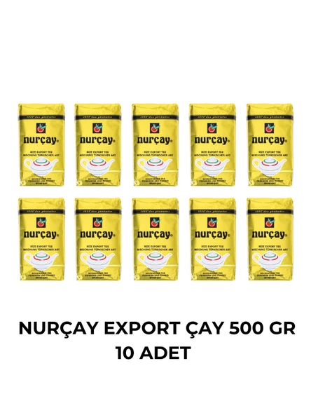 NURÇAY EXPORT ÇAYI 500 GR - 10 ADET