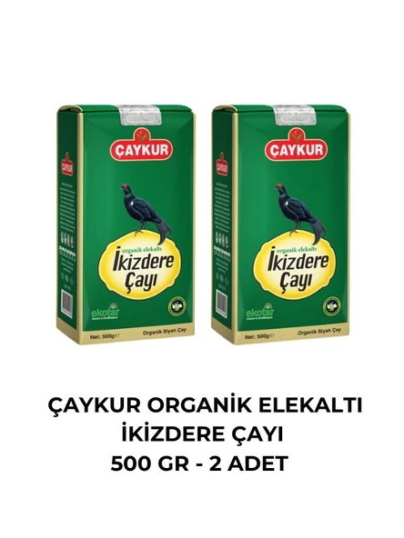 ÇAYKUR ORGANİK ELEKALTI İKİZDERE ÇAYI 500 GR -2 ADET