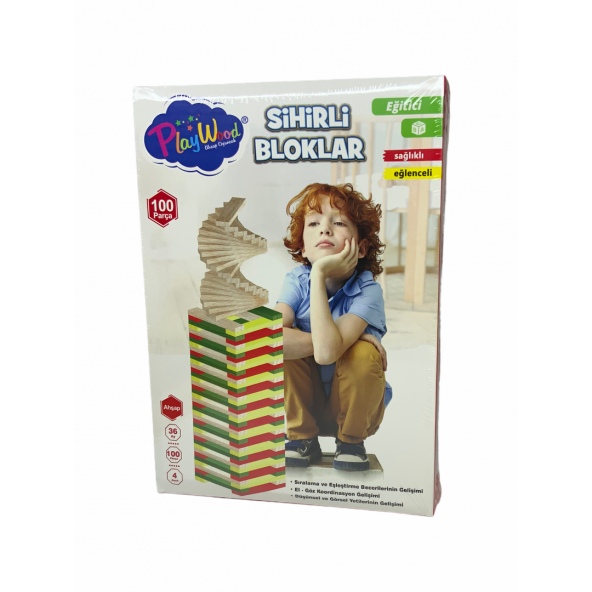 Playwood Magic Planks Sihirli Bloklar - Ahsap Oyuncak
