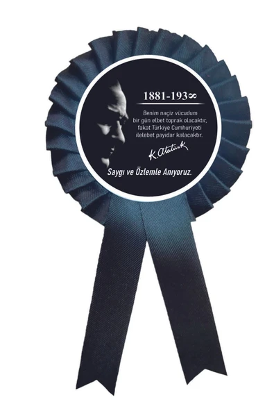 yıldızkurdelaankara 10  KASIM ATATÜRK SATEN KOKART 100 ADET ürün görseli