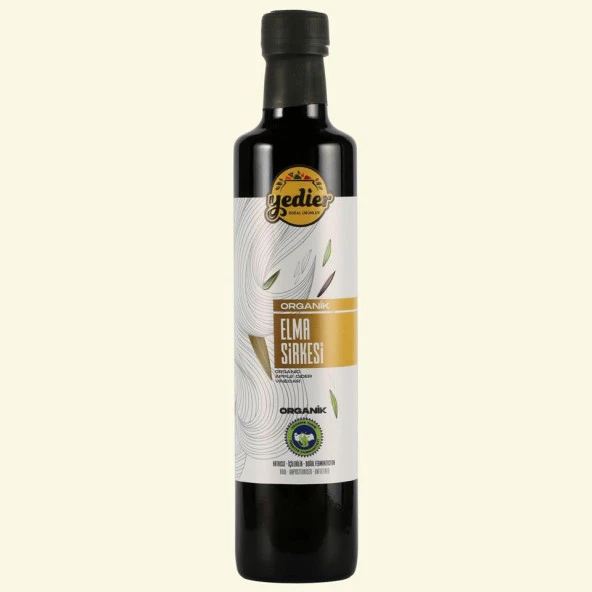 İçilebilir Doğal Fermantasyon Katkısız Organik Elma Sirkesi 500ml