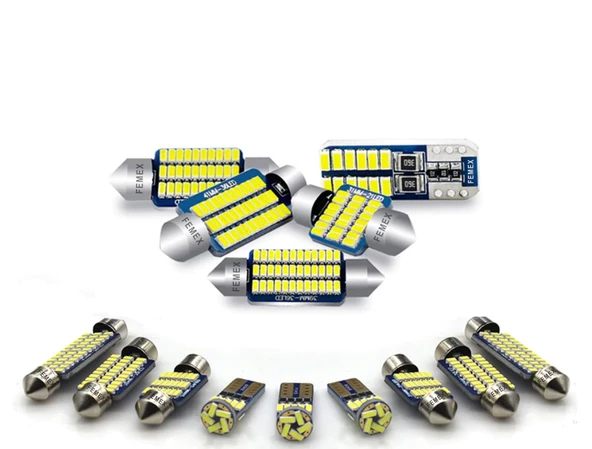 Volkswagen Jetta MK5 LED İç Aydınlatma Ampul Seti FEMEX Parlak Beyaz - 2