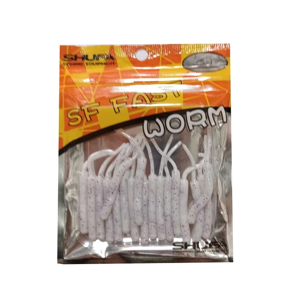 Shufa SF Fast Worm 5.1cm Lrf Silikon Yem - Resim 7