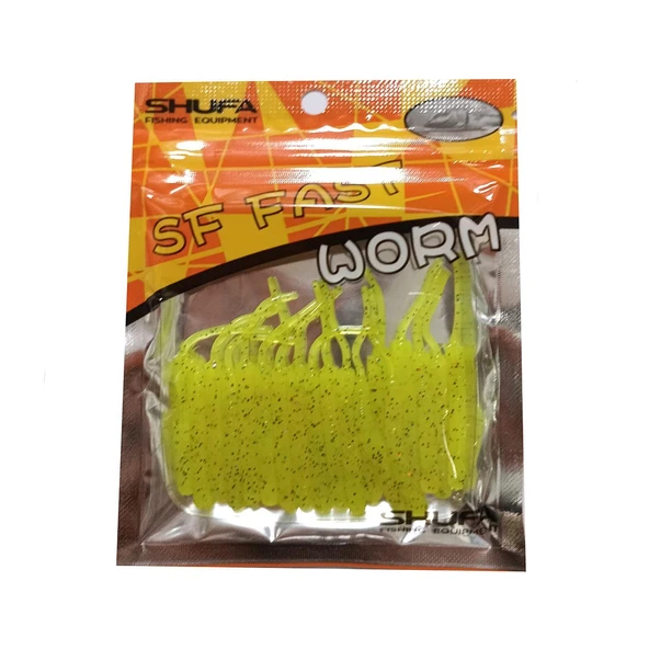 Shufa SF Fast Worm 5.1cm Lrf Silikon Yem - Resim 8