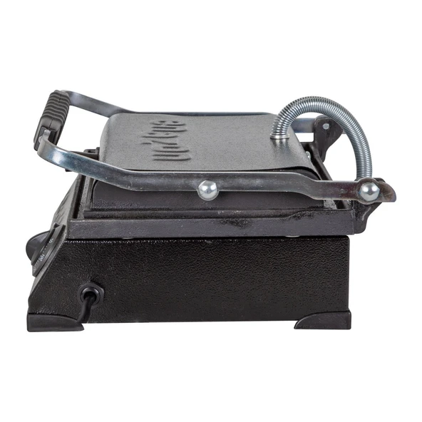 8 Dilim Elektrikli Saf Döküm Tost Makinesi  (Döküm 30x23) - Siyah - Resim 5