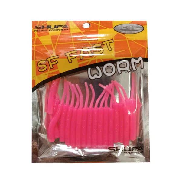 Shufa SF Fast Worm 5.1cm Lrf Silikon Yem - Resim 3