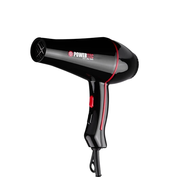 Powertec TR-601 Profesyonel Fön Makinesi +  Berber Fön Fırçası - 2