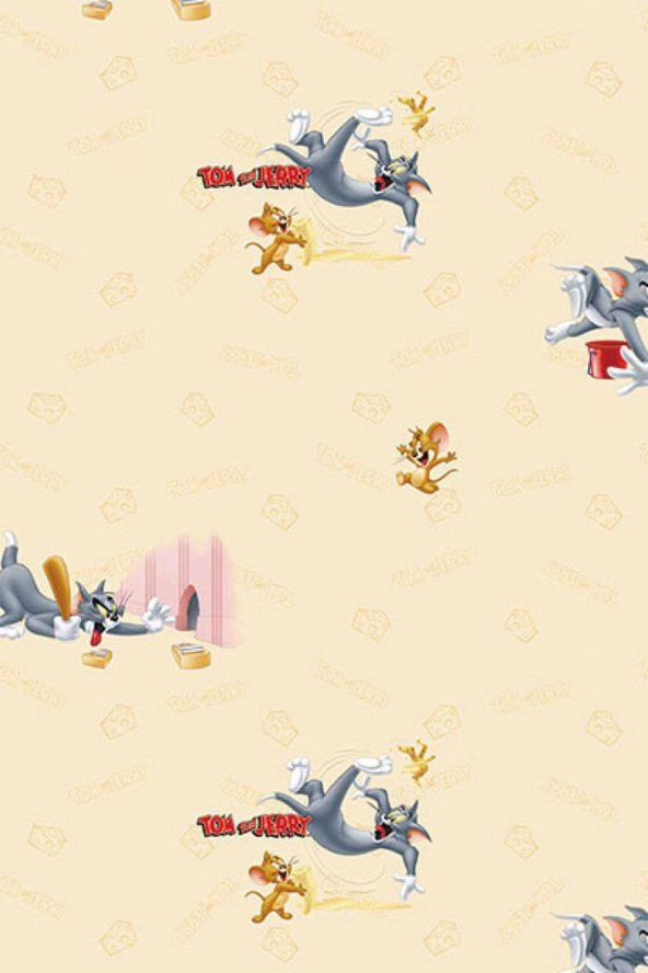 Adawall Ada Kids 8925-2 Tom ve Jerry Lisanslı Çocuk Duvar Kağıdı 10,60 M²