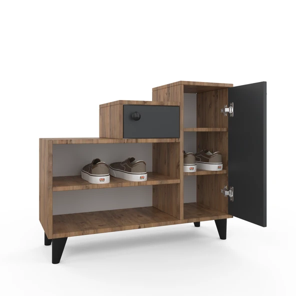 Opus Ayakkabılık - Raflı - Kapaklı - Resim 5