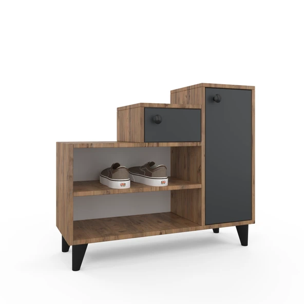 Opus Ayakkabılık - Raflı - Kapaklı - Resim 4