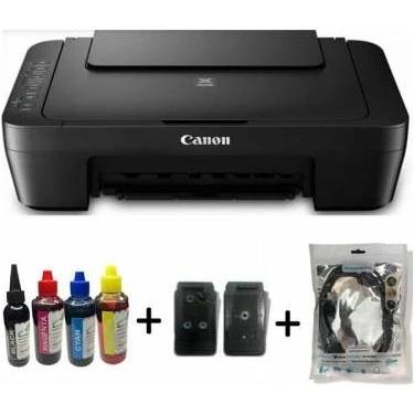 Canon Pixma E414 Kolay Dolan Tıpalı Kartuşlu Çok Fonksiyonlu Yazıcı