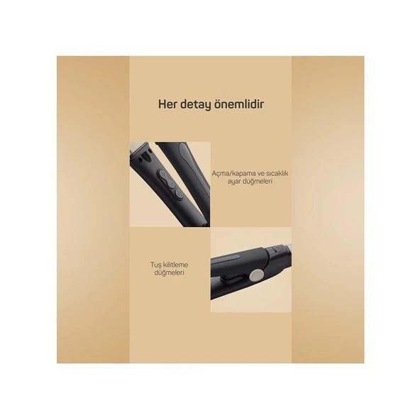 Arzum AR5080 Prostyle Gold İnce Saç Düzleştirici - 5