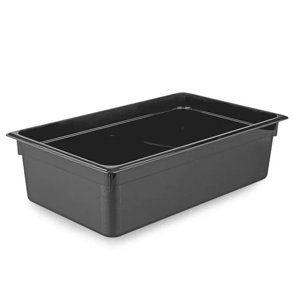 Kapp Polikarbon Siyah Gastronom Küvet 1/1 150 mm