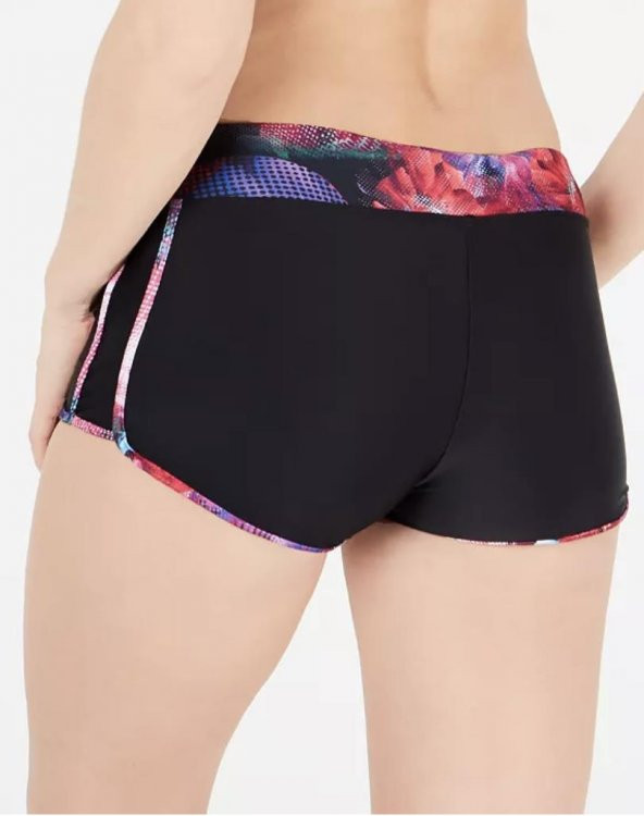 Dijital Çiçekli Deniz Şortu - 2