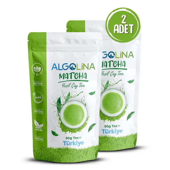 Matcha Çayı Tozu 50gr (%100 YEŞİL ÇAY) (2 Adet)