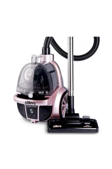 Spektron Premıum Torbasız Elektrikli Süpürge Dijital Rose