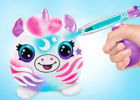 Airbrush Boyanıp Yıkanabilen Mini Peluş Sürpriz Paket - 4