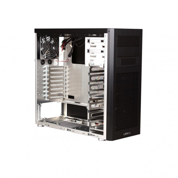 LIAN-LI PC-9F USB3.0 eSATA Mid Tower Alüminyum Siyah Bilgisayar Kasası (PSU YOK) - 4