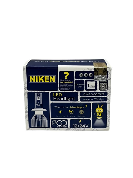 Niken Led Xenon Eco Serisi H7 Far Ampulü 2'Li Takım - 3