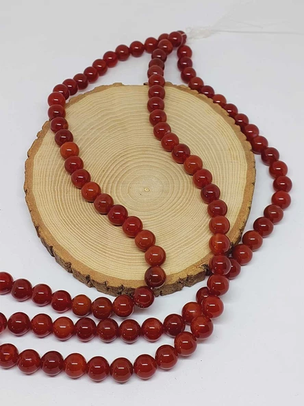 Akik Taşı Dizi 11mm (53374) - Resim 3