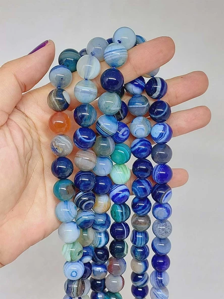 Akik Taşı Dizi 12mm (53360) ürün görseli