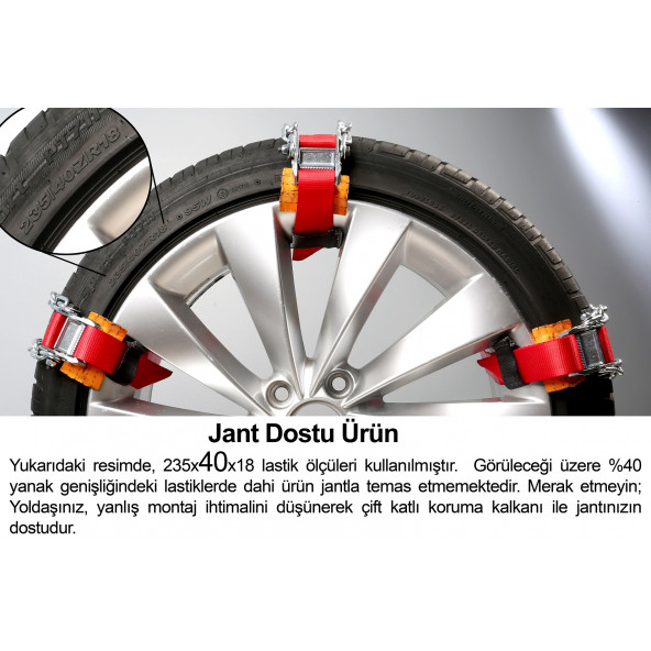 Yoldaş Takmatik Pratik Kar Zinciri 6 lı set - 5