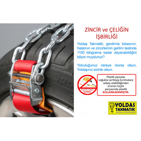 Yoldaş Takmatik Pratik Kar Zinciri 6 lı set - 7