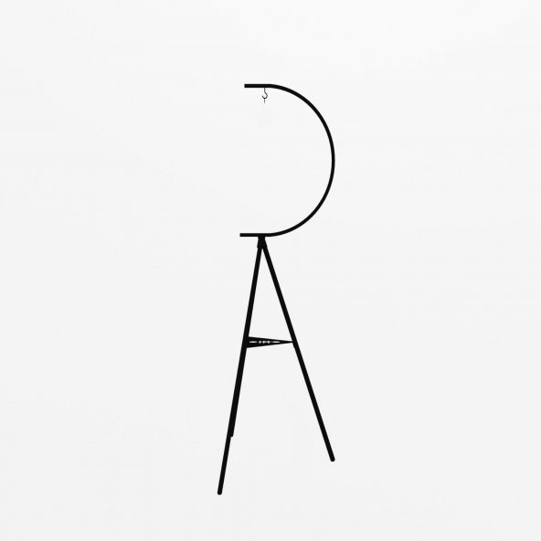 Dekoratif Metal Çiçeklik Saksı Askısı Dekoratif Saksılık - 3