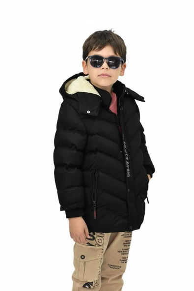 Erkek Çocuk Kapüşonlu Mont BS-0411 - 12