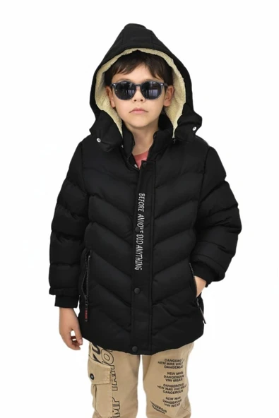 Erkek Çocuk Kapüşonlu Mont BS-0411 - 3