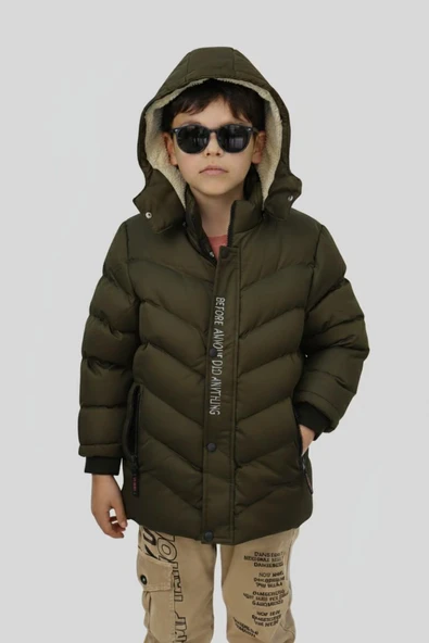 Erkek Çocuk Kapüşonlu Mont BS-0411 - 1