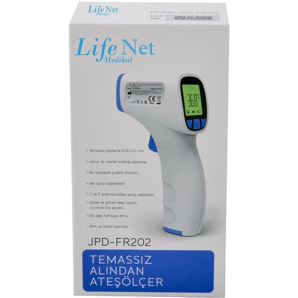 Temassız Ateş Ölçer  Alından Termometre Life Net Medikal JPD-FR202 - 4