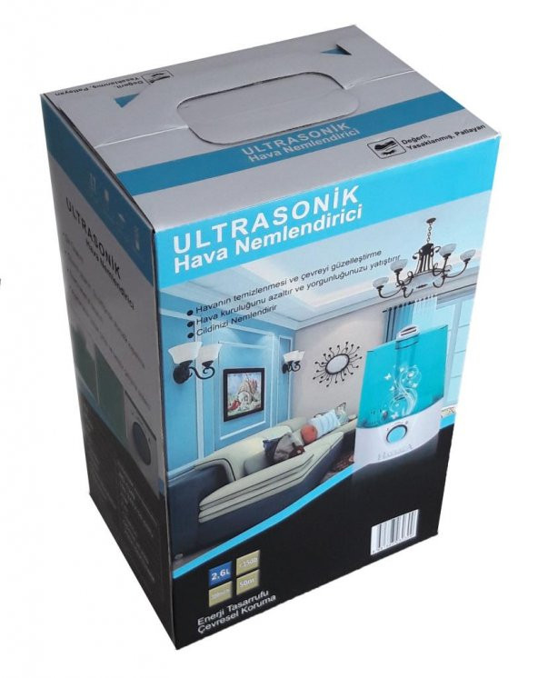 HavvacA Ultrasonik Soğuk Buhar Makinası Hd -1349 Şeffaf Model - 2