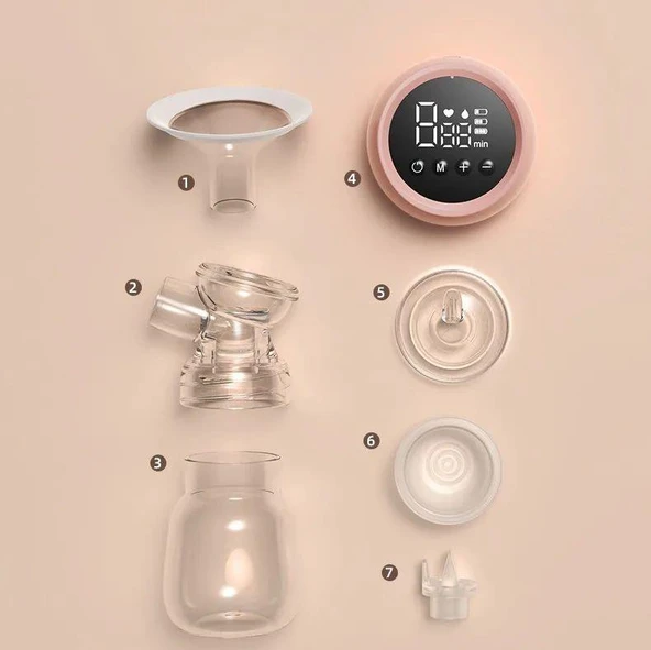 Elektrikli Göğüs ve Süt pompası Çiftli,LED Ekran,Garantili - 7