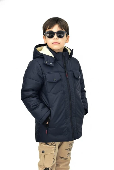 Erkek Çocuk Kapüşonlu Mont BS-1042 - 9