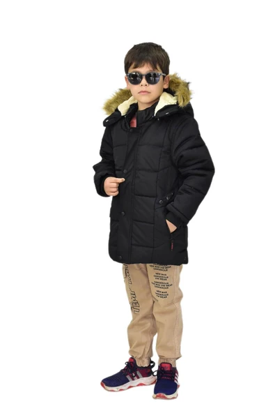 Erkek Çocuk Kapüşonlu Mont BS-2014 - 12