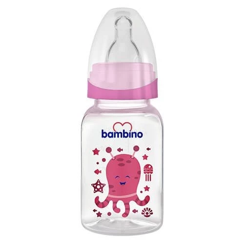 Bambino Klasik PP Biberon 0-6 Ay 150 ml - B018 -Pembe Pembe