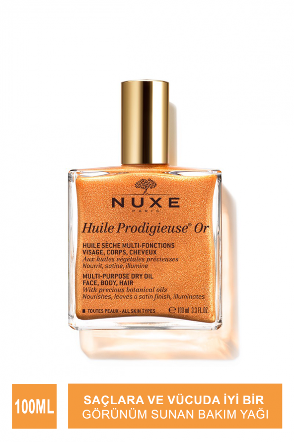 Nuxe Huile Prodigieuse Or Altın Parıltılı Kuru Bakım Yağı 100 ml