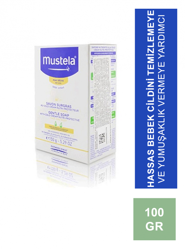 Mustela Gentle Soap With Cold Cream 100 gr Besleyici Sabun