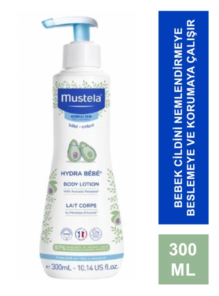 Mustela Hydra Bebe Lait Corps Body 300 ml Vücut Losyonu